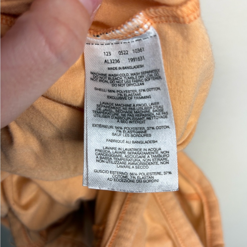 Columbia Women's Light Orange Tank Top - Picture 5 of 6